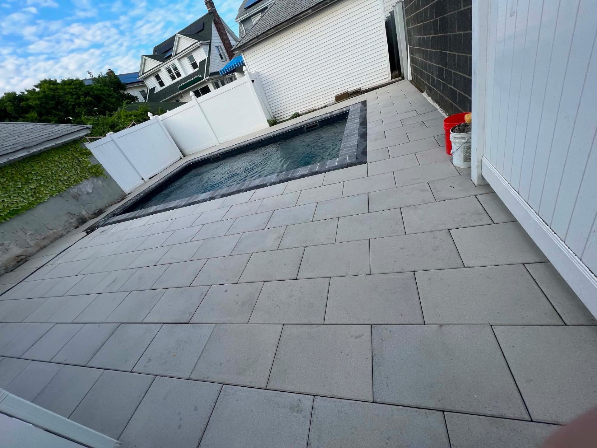Legacy Masonry active job site