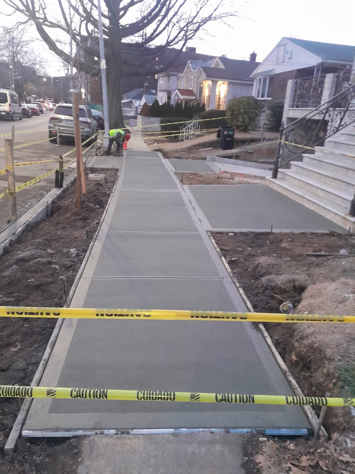Legacy Masonry active job site